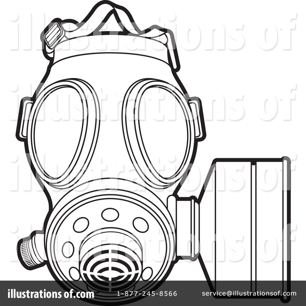 cool gas mask army coloring sheets
