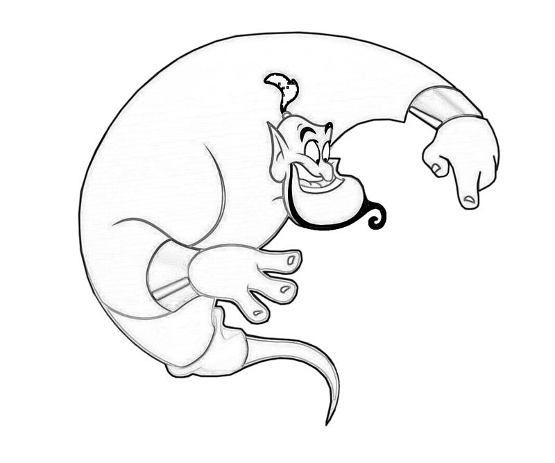 Genie Coloring Pages at GetColorings.com | Free printable colorings