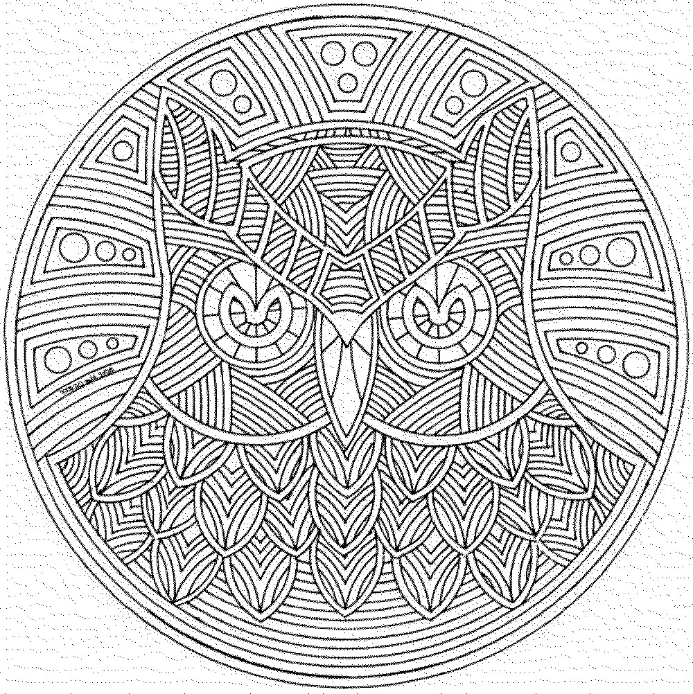 Geometric Animal Coloring Pages at GetColorings.com | Free printable