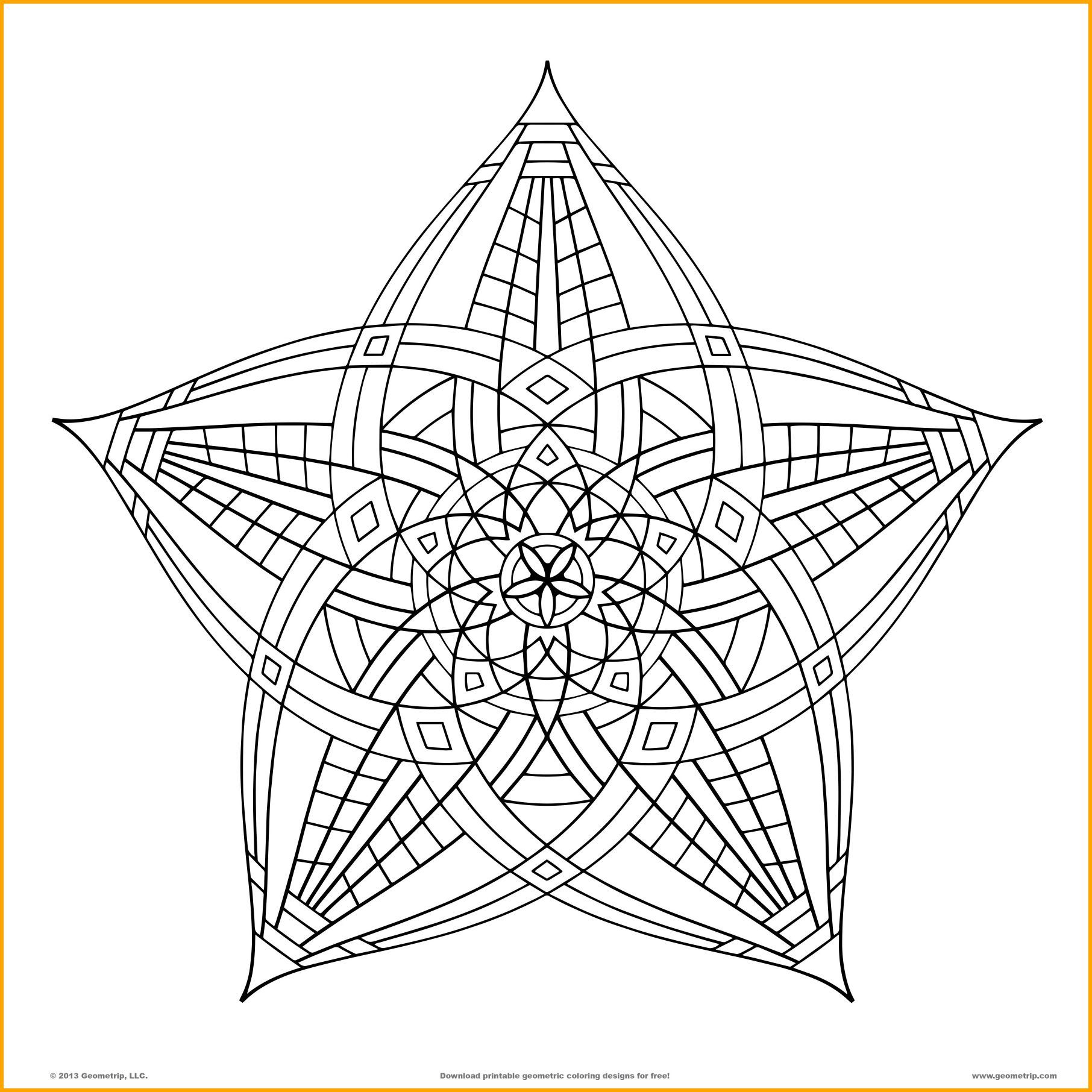 Geometric Patterns Coloring Pages For Kids at GetColorings.com | Free