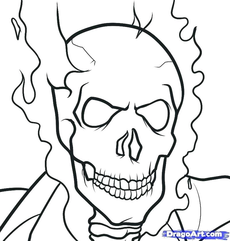 Ghost Rider Coloring Pages at GetColorings.com | Free printable