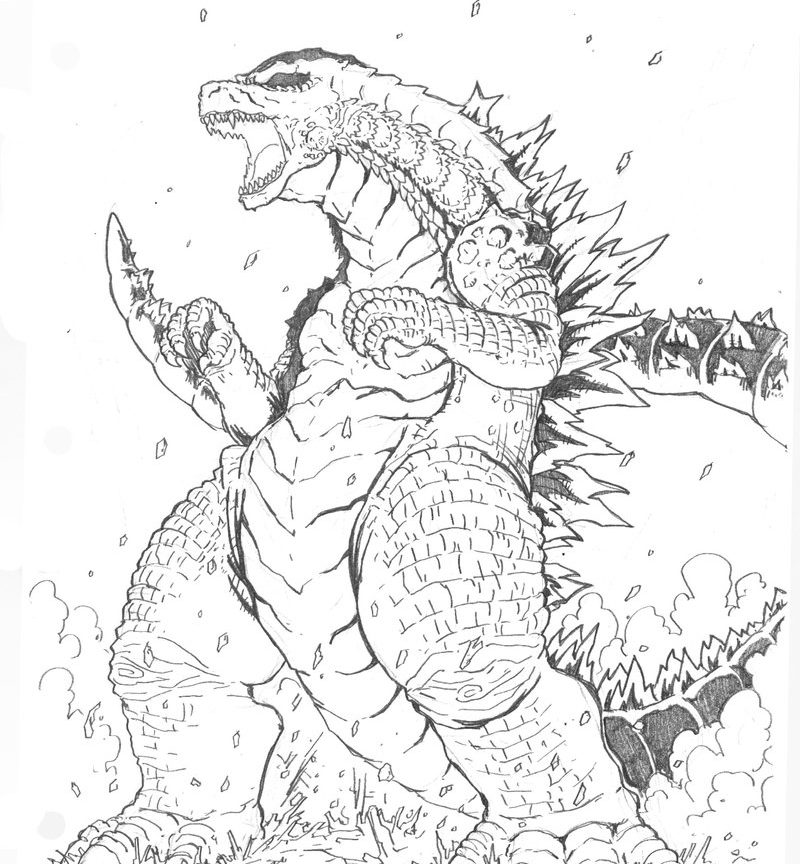 Gigan Coloring Pages Coloring Pages