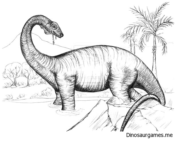 giganotosaurus coloring page