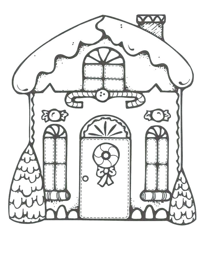 736x915 Coloring Pages Gingerbread House Boys