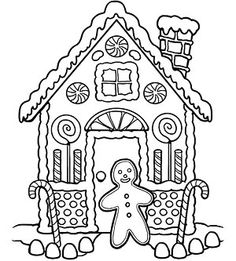 Gingerbread House Coloring Pages at GetColorings.com ...