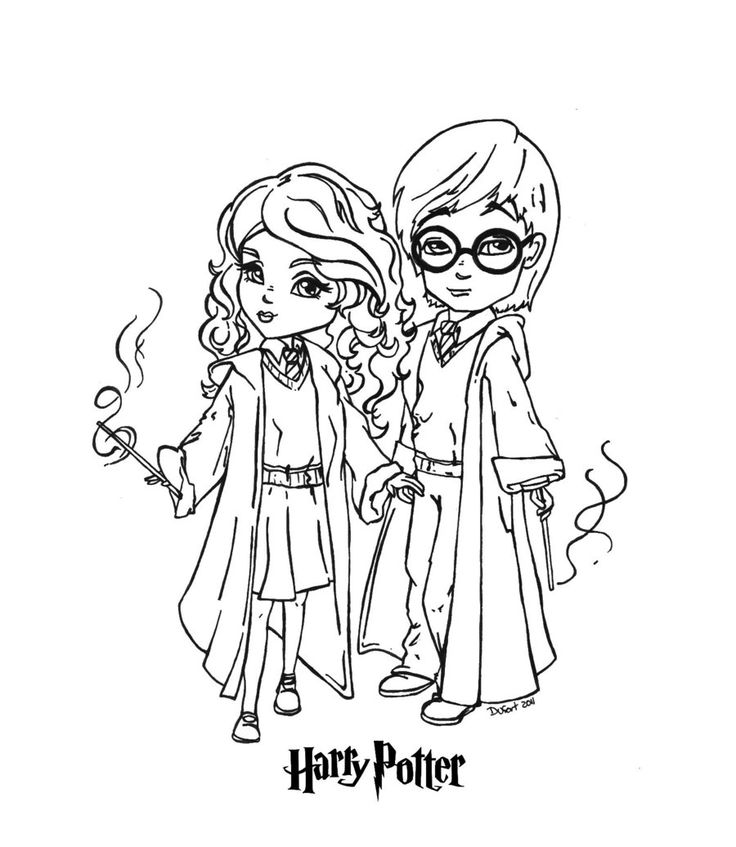 Ginny Weasley Coloring Pages at GetColorings.com  Free printable