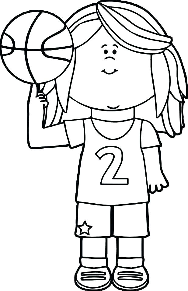 Girl Basketball Coloring Pages at GetColorings.com | Free ...