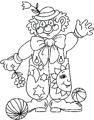 Girl Clown Coloring Pages At Getcolorings.com 