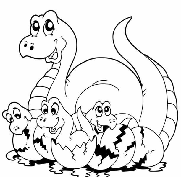 Girl Dinosaur Coloring Pages at GetColorings.com | Free printable