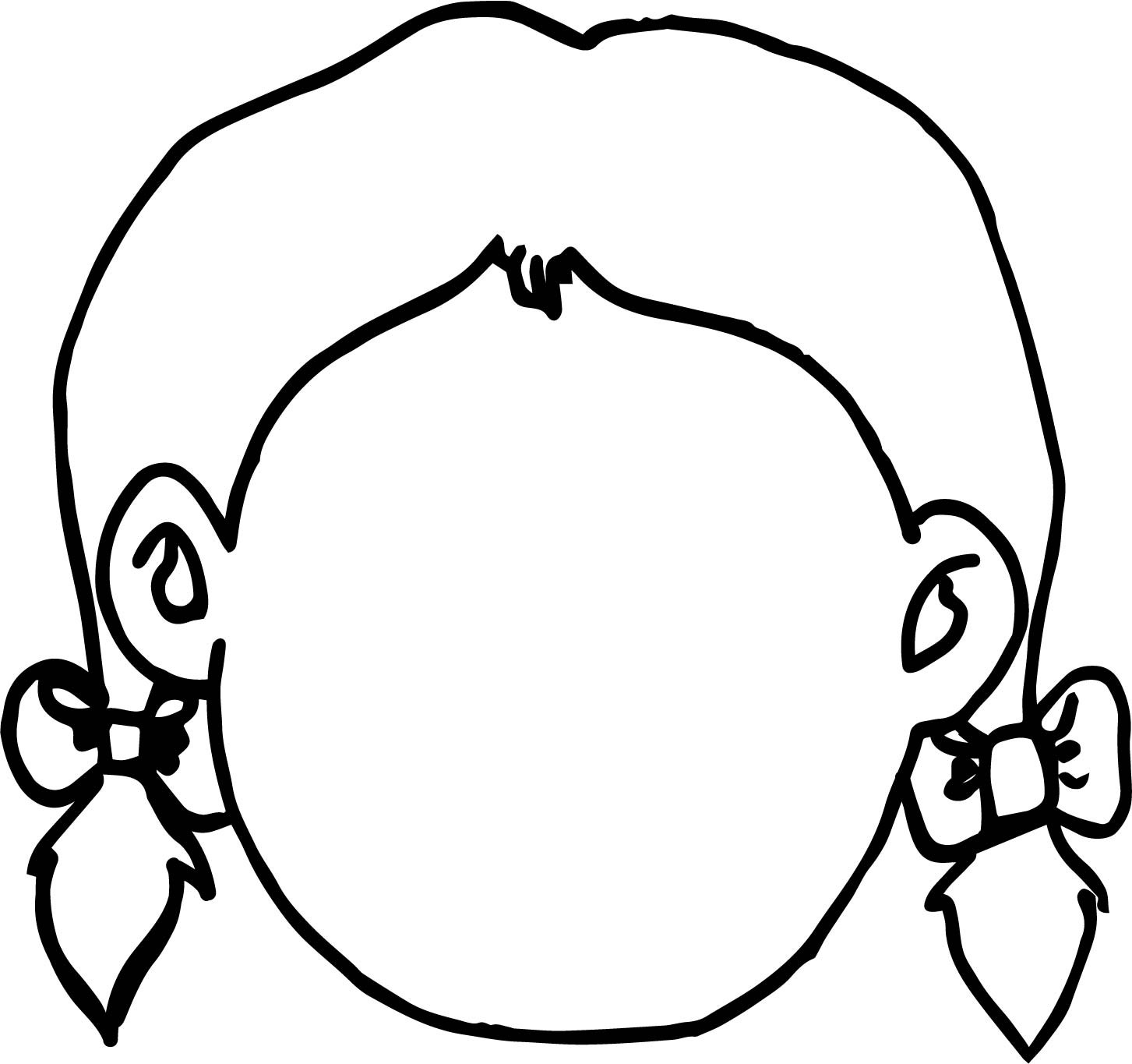 Girl Face Coloring Pages at GetColorings com Free printable colorings