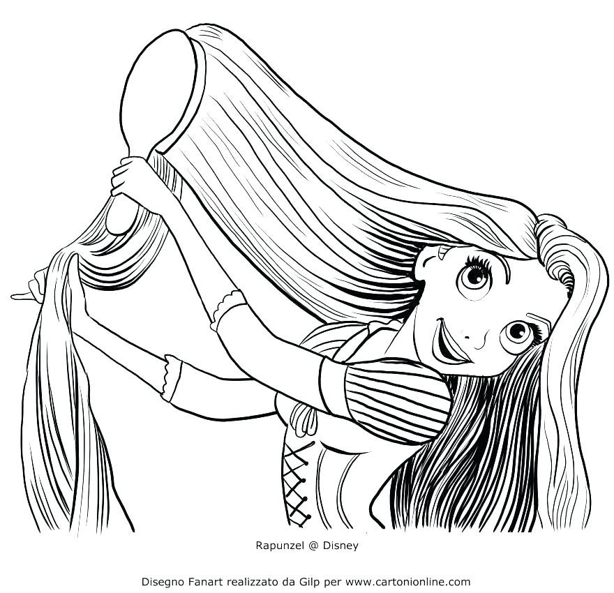 Girl Hair Coloring Pages at GetColorings.com | Free printable colorings