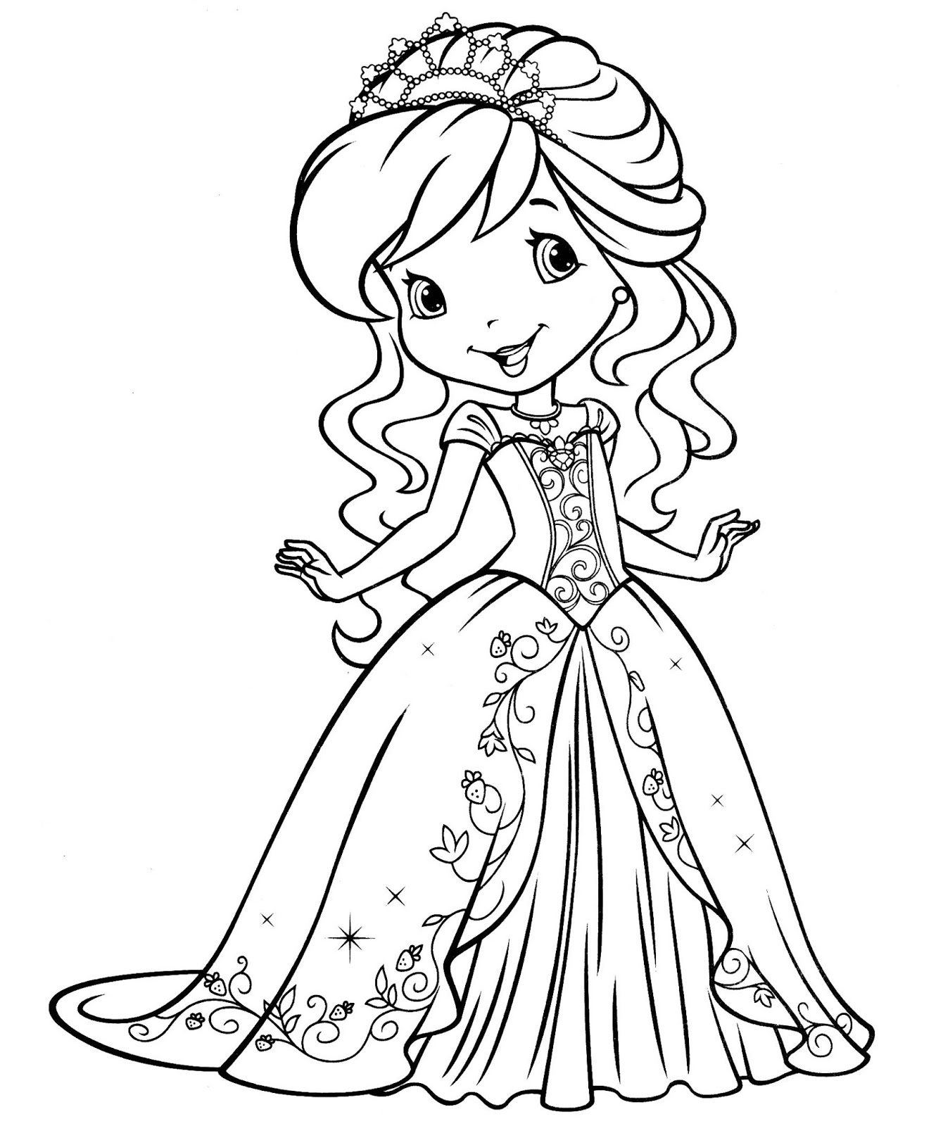 Girl People Coloring Pages at GetColorings.com | Free printable
