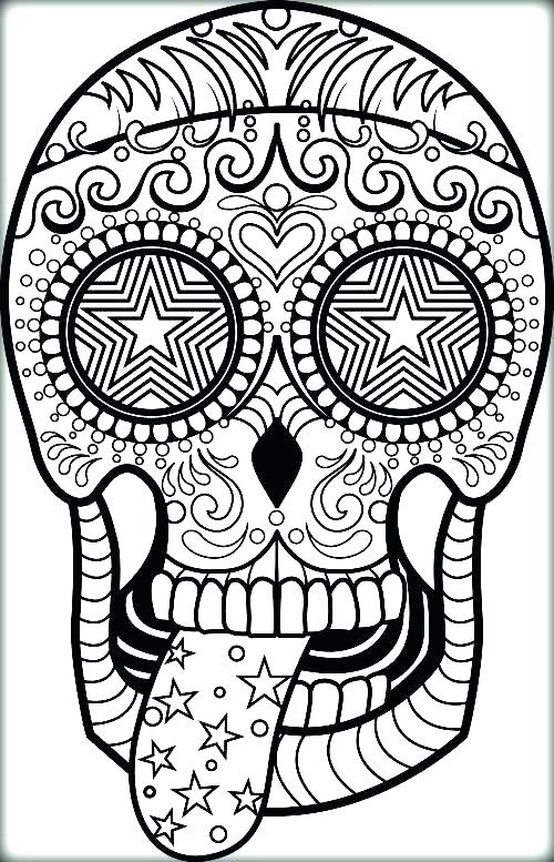 Girl Sugar Skull Coloring Pages at GetColorings.com | Free printable