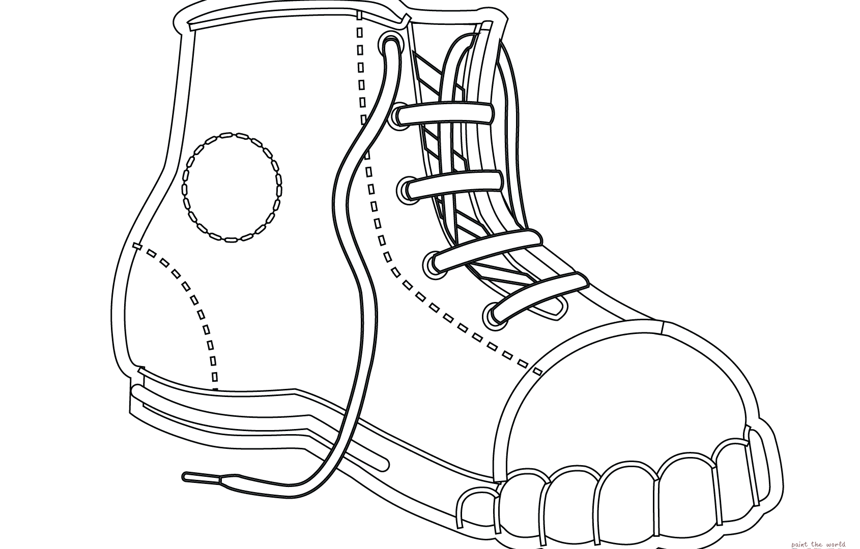 Girls Shoes Coloring Pages at GetColorings.com | Free ...