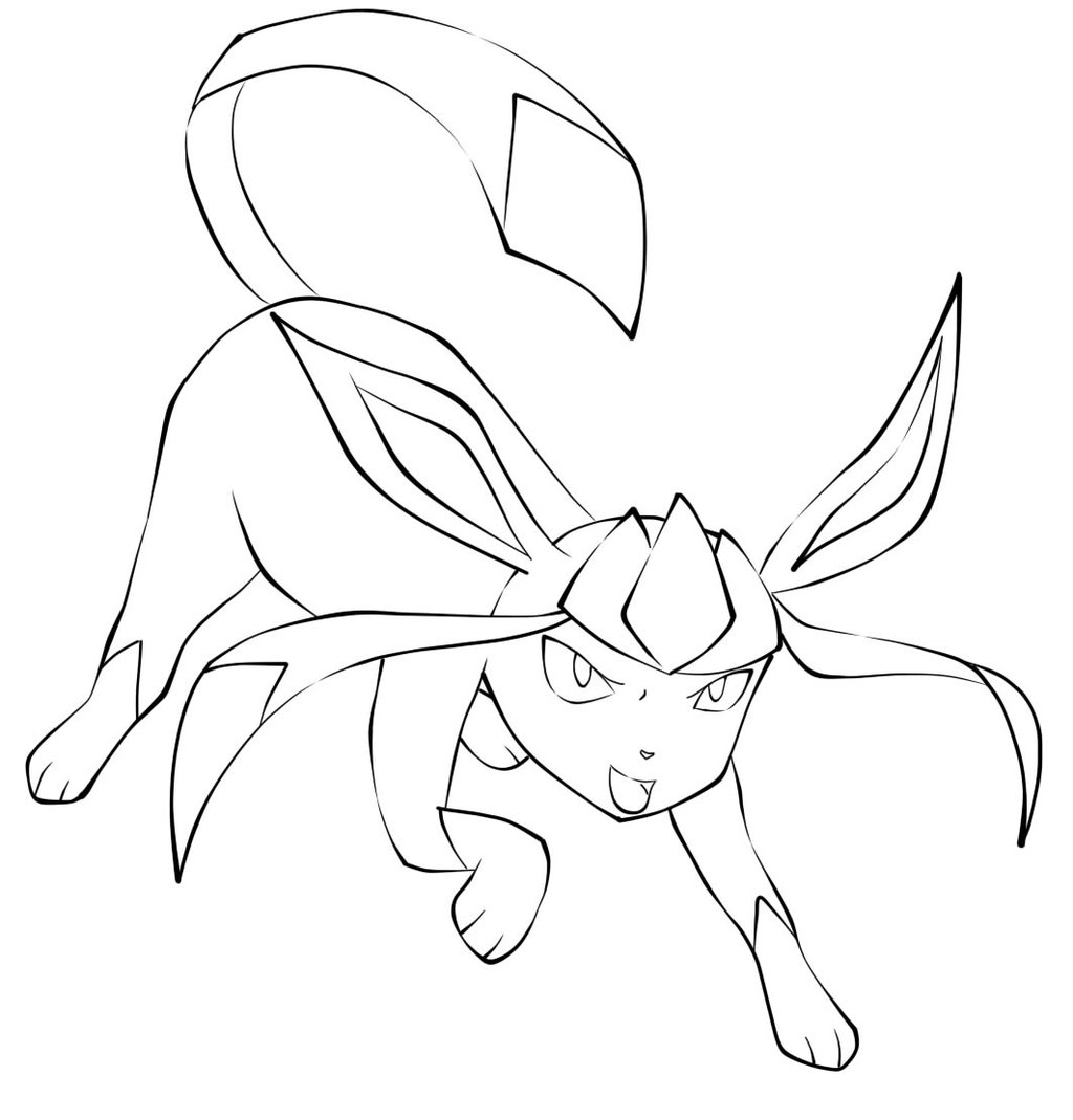 Glaceon Coloring Pages at GetColorings.com | Free printable colorings