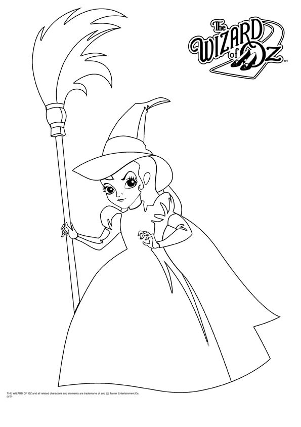 Glinda The Good Witch Coloring Pages at GetColorings.com | Free printable colorings pages to