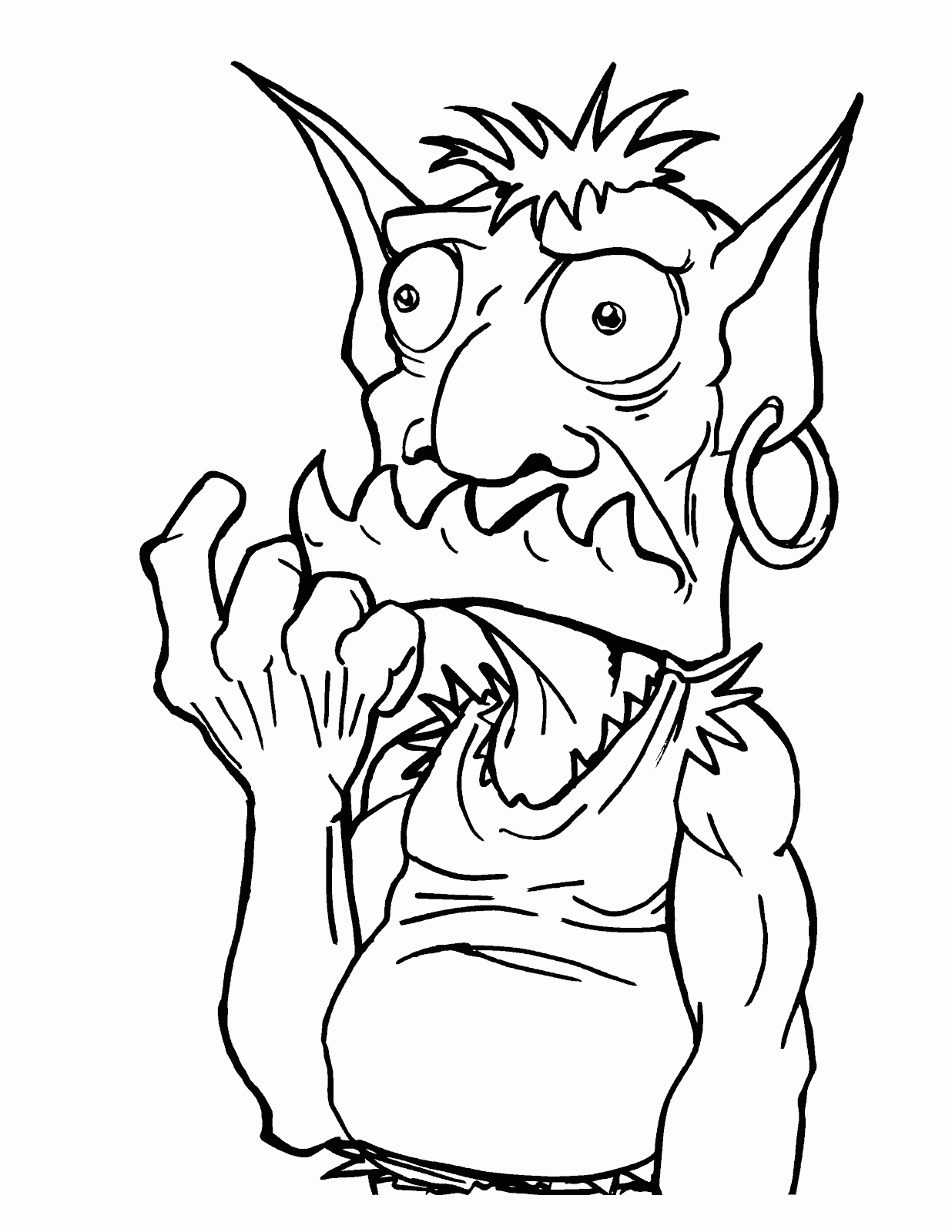 Goblin Coloring Pages At GetColorings Free Printable Colorings 