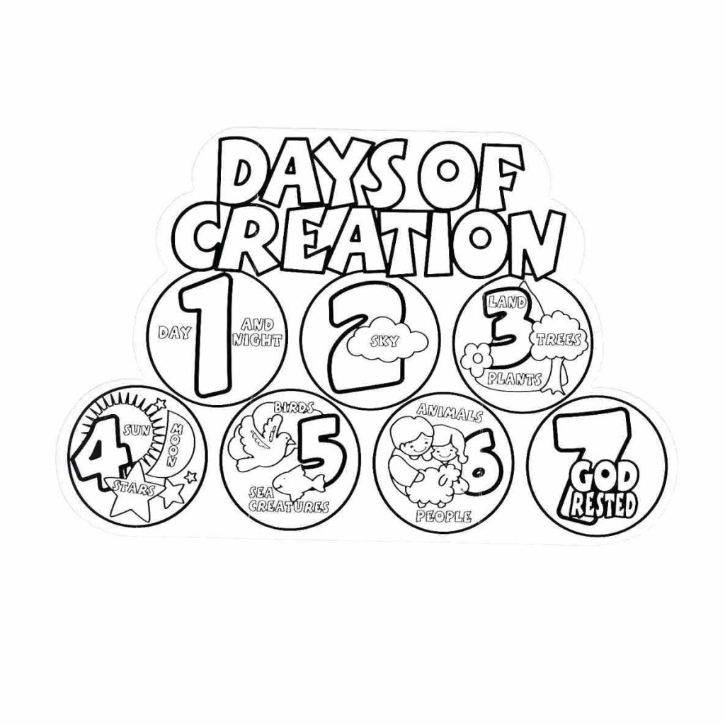 God Made The Animals Coloring Page at Free printable
