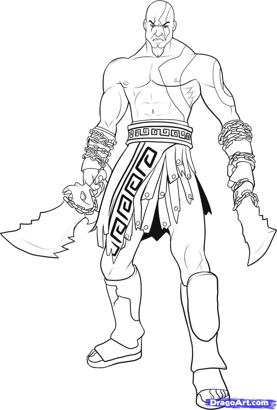 God Of War Coloring Pages At GetColorings Free Printable