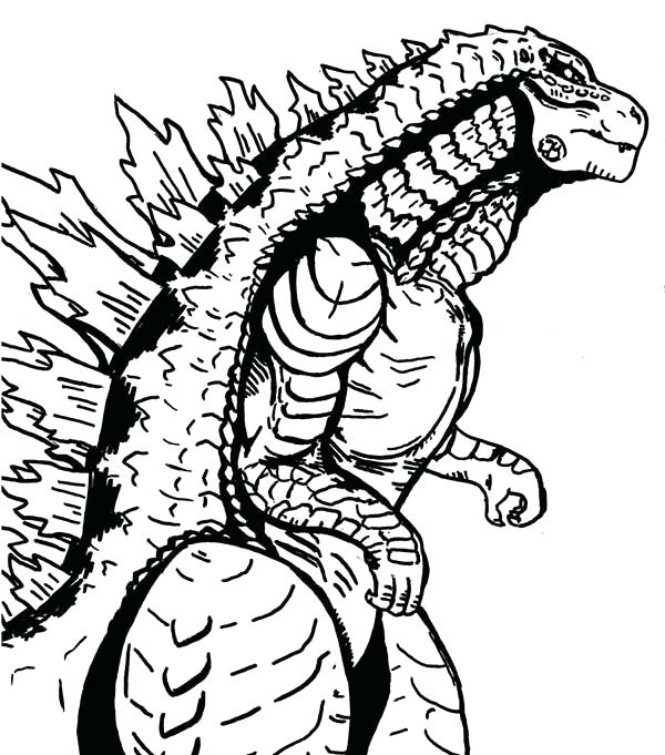 Godzilla Coloring Pages 2014 at Free printable