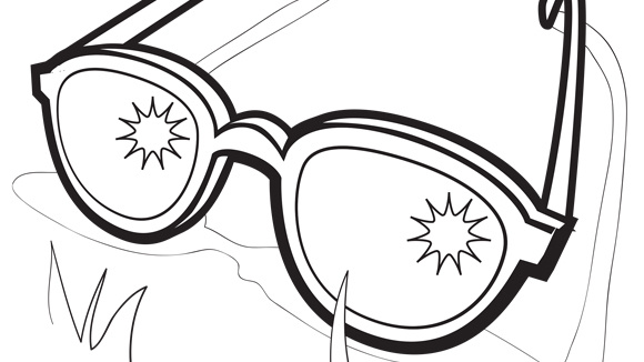 Goggles Coloring Pages At Free Printable Colorings