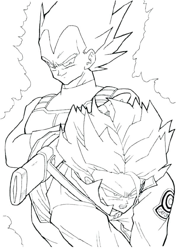 Goku Printable Coloring Pages at GetColorings.com | Free printable