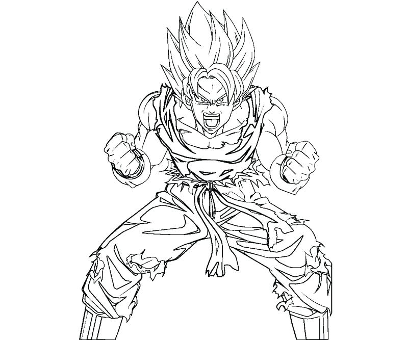 Goku Ssj3 Coloring Pages At GetColorings Free Printable Colorings