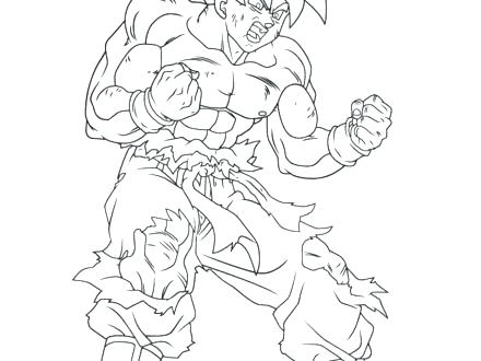 Goku Ssj4 Coloring Pages at GetColorings.com | Free printable colorings