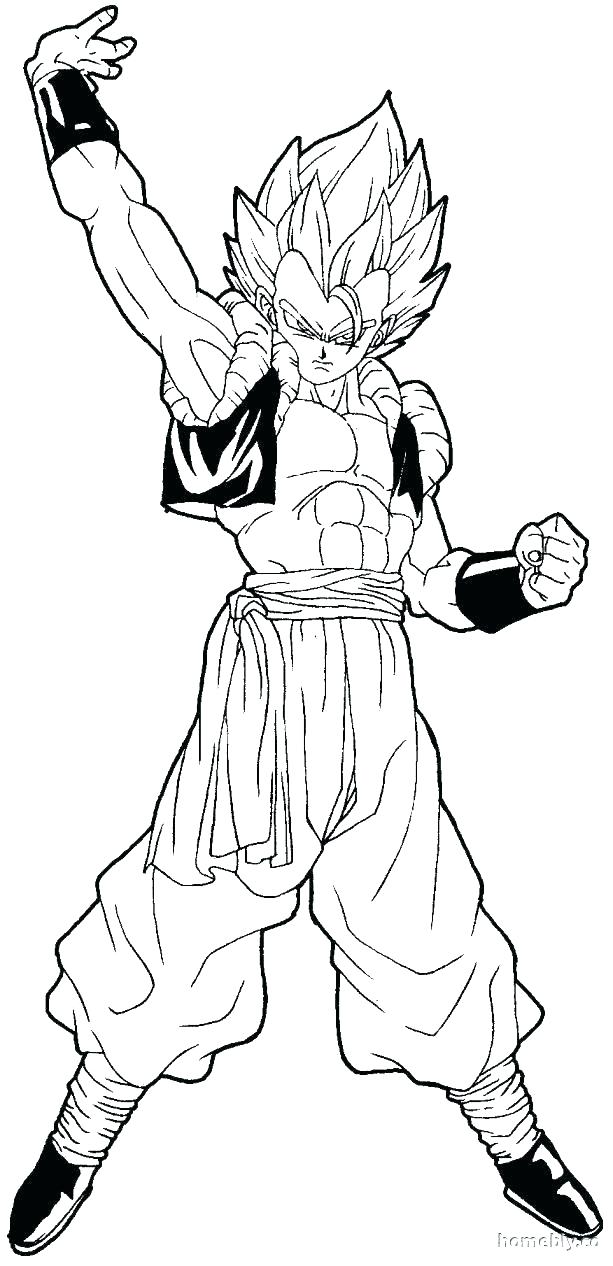 Goku Super Saiyan 2 Coloring Pages At GetColorings Free Printable 
