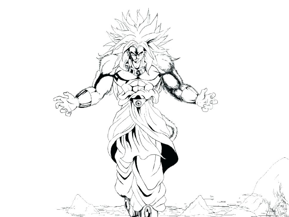 Goku Super Saiyan 3 Coloring Pages at GetColorings.com | Free printable