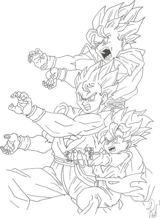 Goku Vs Frieza Coloring Pages at GetColorings.com | Free printable
