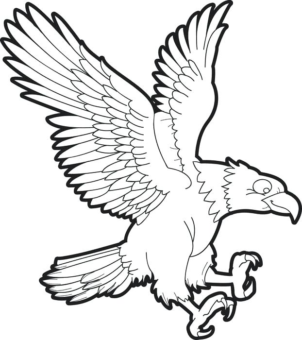 Golden Eagle Coloring Page