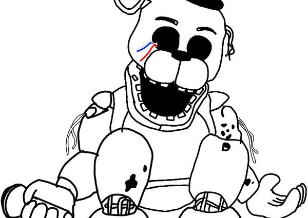 Golden Freddy Coloring Pages At GetColorings Free Printable 