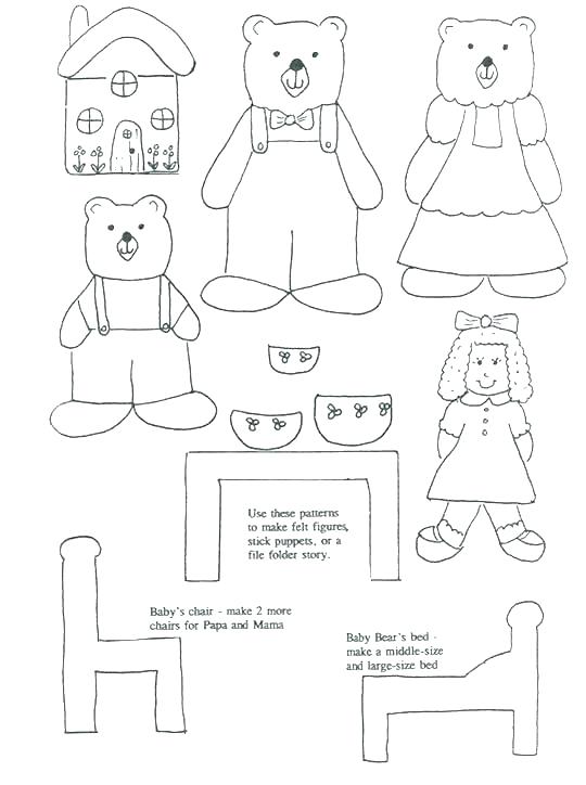 Goldilocks Coloring Pages at GetColorings.com | Free printable