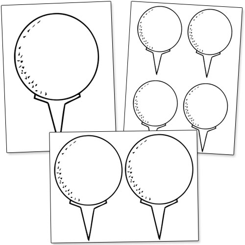 Golf Ball Coloring Page at GetColorings.com | Free printable colorings