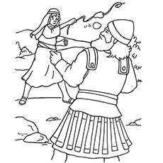 Goliath Coloring Page at GetColorings.com | Free printable colorings