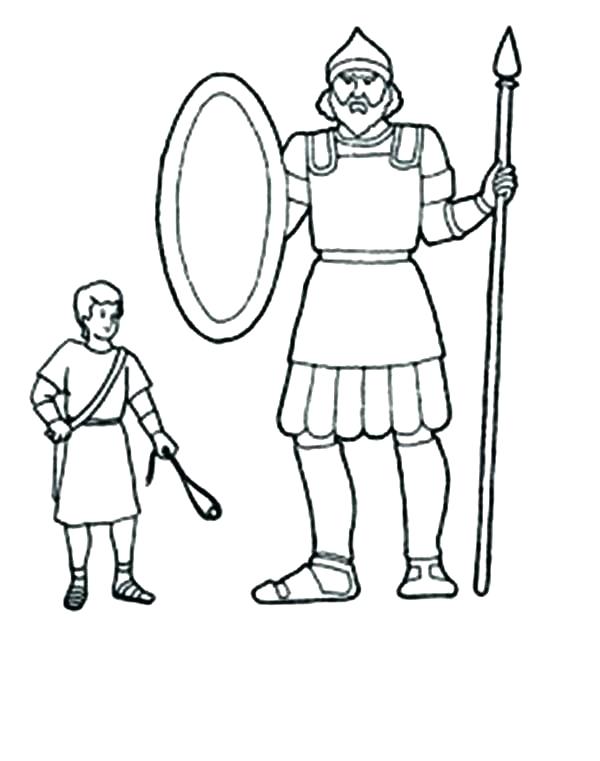 david and goliath veggie tales coloring pages - photo #28