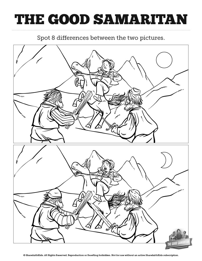 Good Samaritan Coloring Page At GetColorings Free Printable 