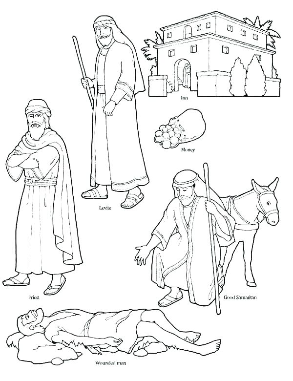 Good Samaritan Coloring Page At Getcolorings.com 