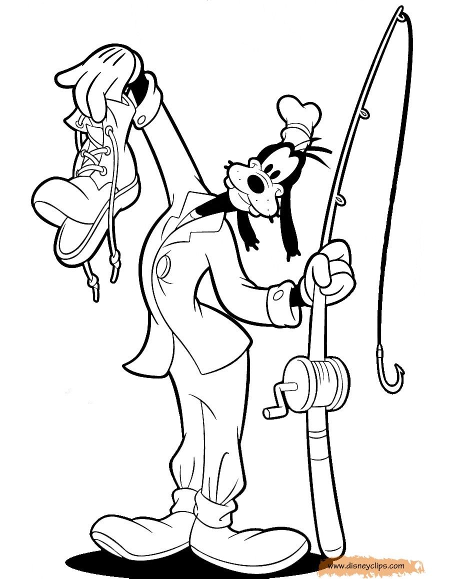 Printable Goofy Coloring Pages Printable World Holiday