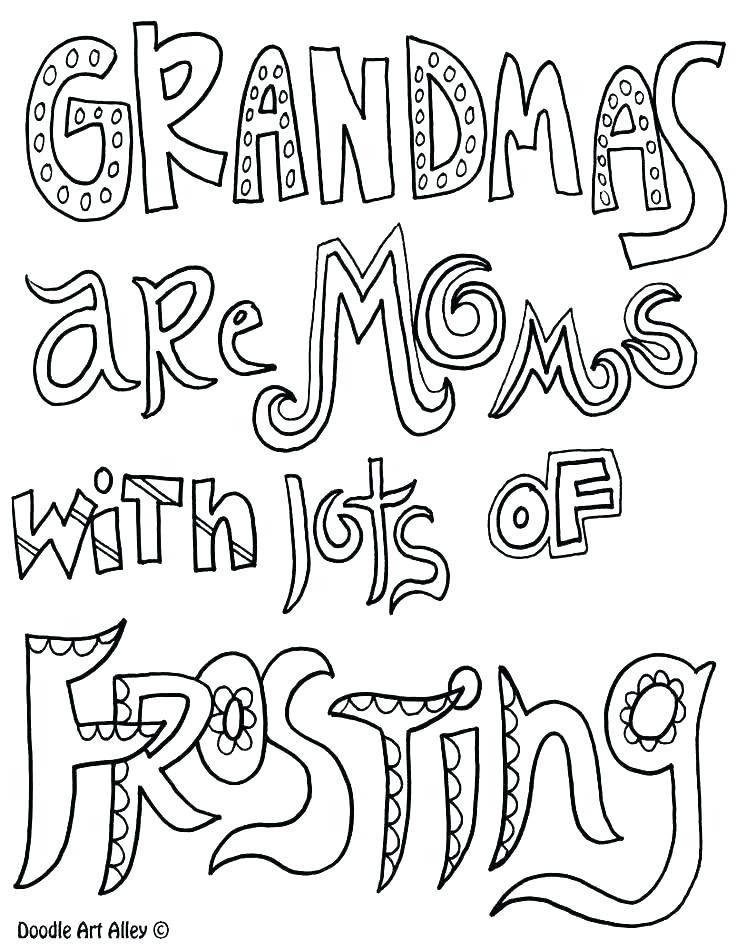Grandma Coloring Page at GetColorings.com | Free printable colorings