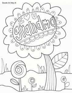 Grandma Coloring Page At GetColorings Com Free Printable Colorings