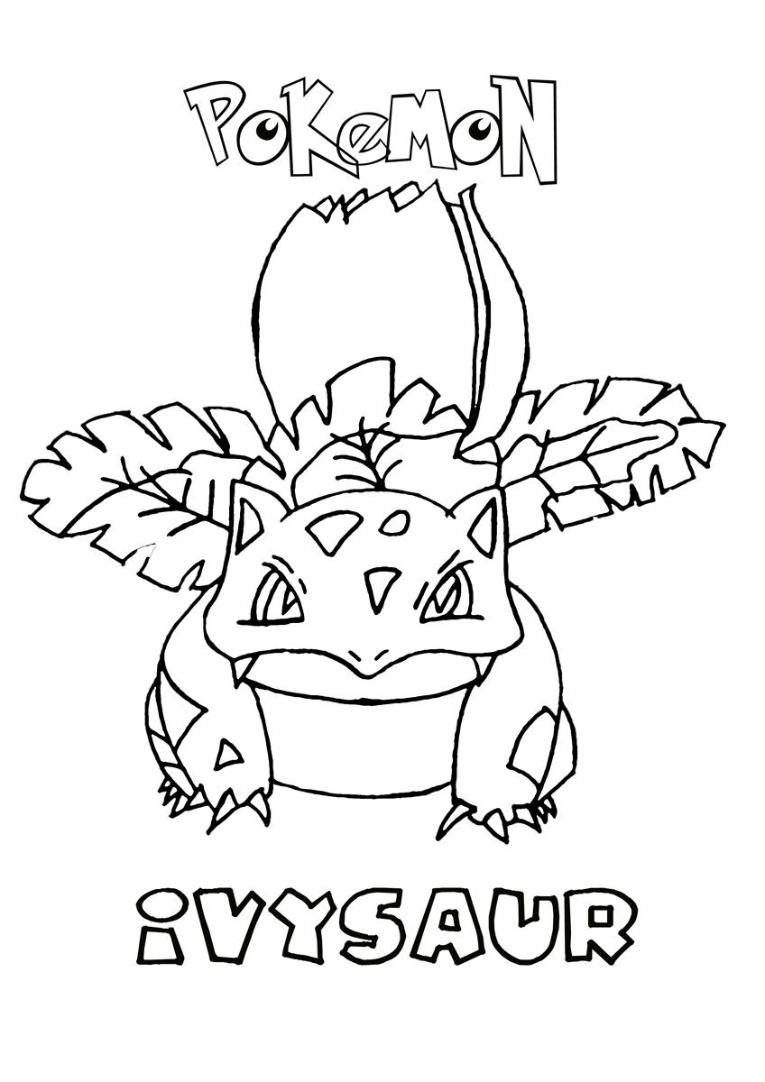 Grass Type Pokemon Coloring Pages At Free Printable Colorings Pages To Print 3679