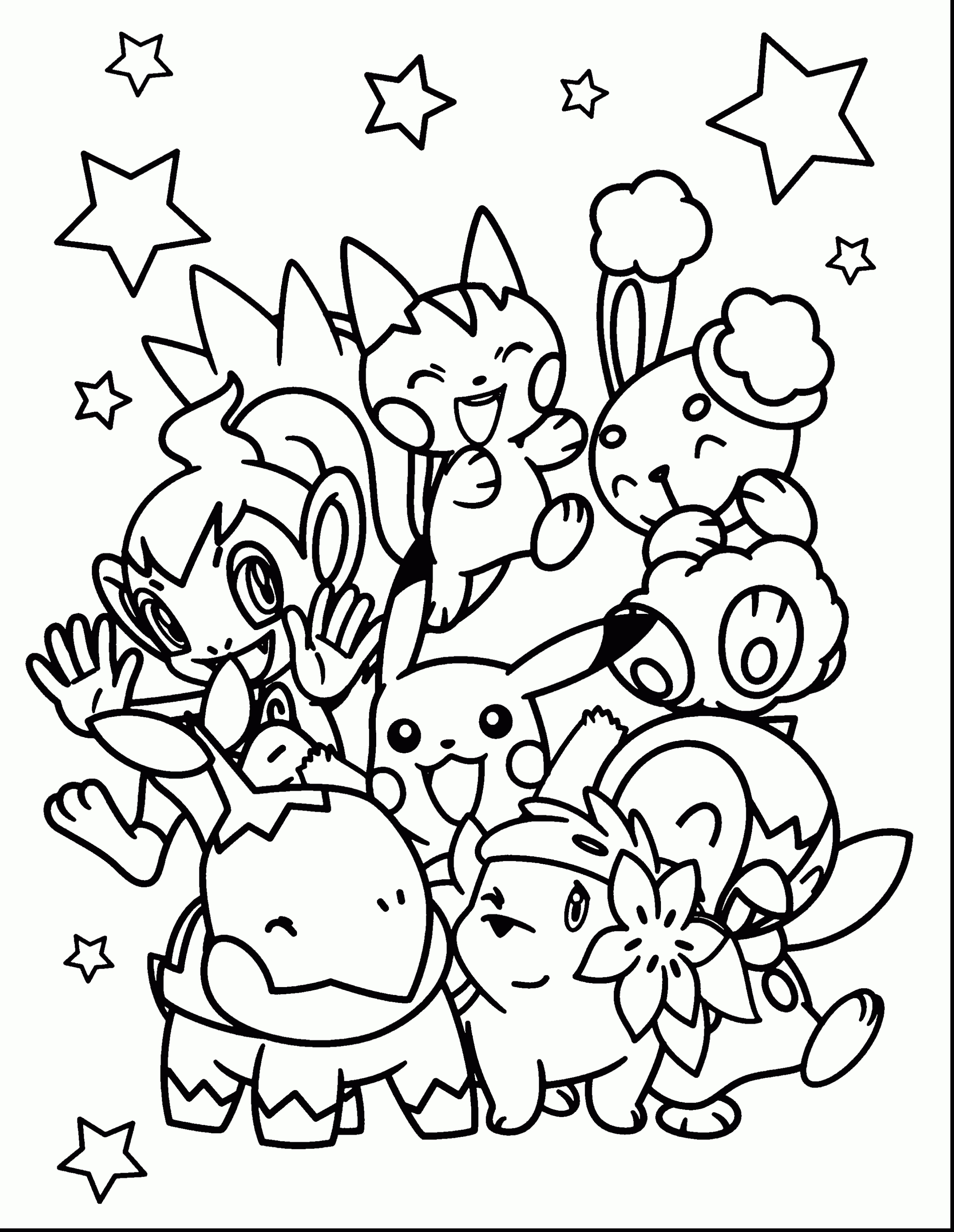 10 Free Grass Type Pokemon Coloring Pages to Enjoy