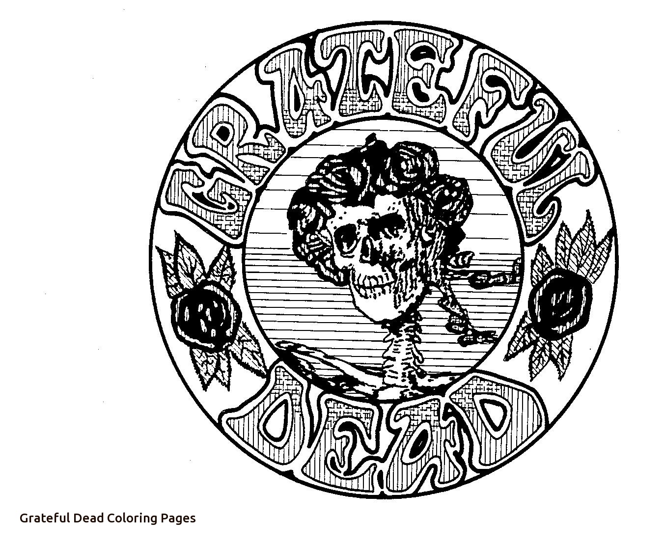 Grateful Dead Bears Coloring Pages at GetColorings.com | Free printable