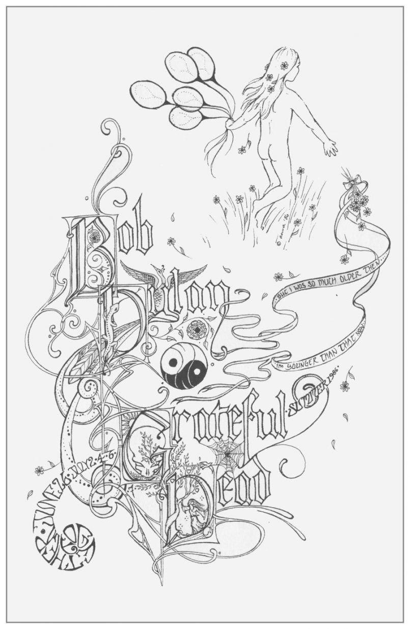 Grateful Dead Bears Coloring Pages at GetColorings.com | Free printable