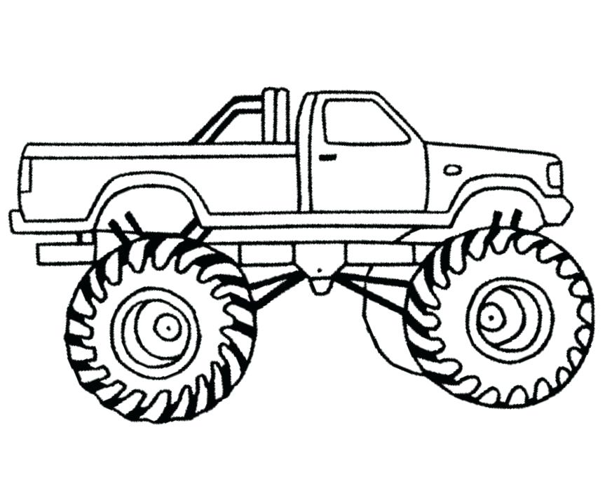 Grave Digger Monster Truck Coloring Pages at GetColorings ...