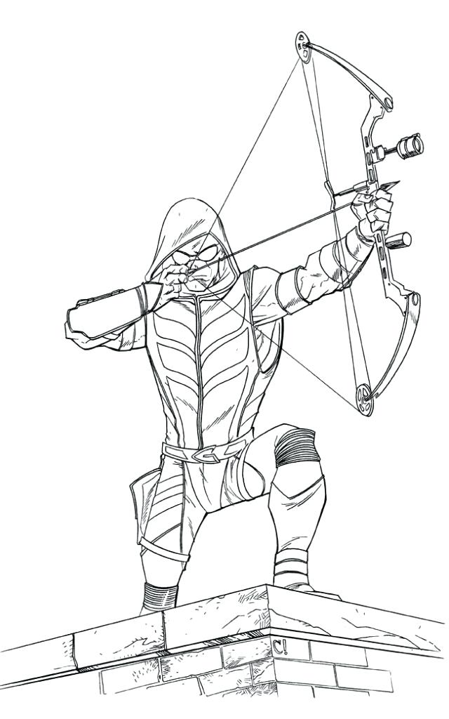 Green Arrow Printable Coloring Pages at GetColorings.com | Free