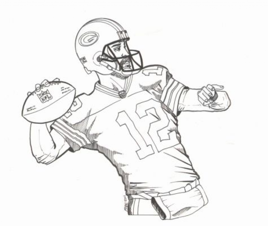 green bay packers coloring page