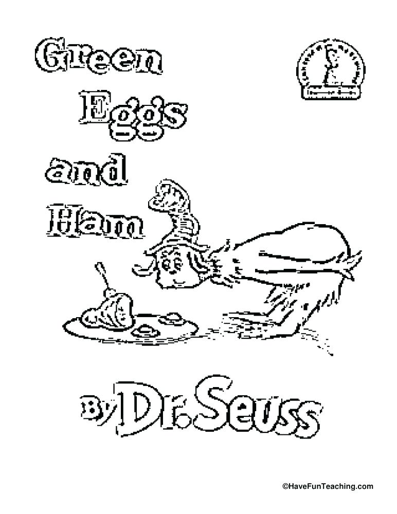 Green Eggs And Ham Coloring Pages at GetColorings com Free printable